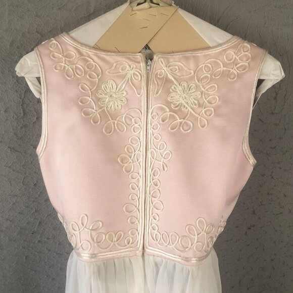 Vintage Jack Bryan Dress Womens Medium Embroidered Gown Jacket Formal 60s - Picture 4 of 16